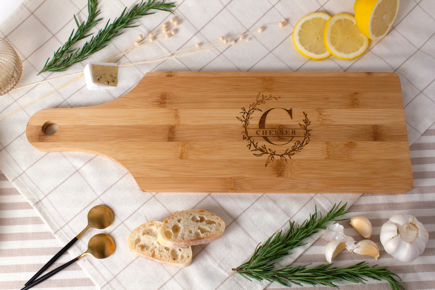 Bamboo Custom Charcuterie Board